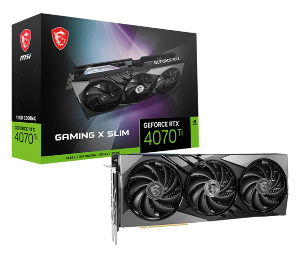 MSI GeForce RTX 4070 Ti GAMING X SLIM 12GB GDDR6 - 1172524 - zdjęcie
